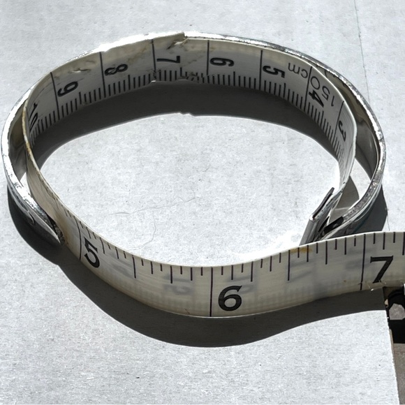 Vintage Taxco Blue Turquoise Chip Inlay Sterling Silver Bracelet 6.5” Large - Picture 7 of 9